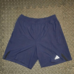 Men's Adidas Training Shorts Blue/Black Size M